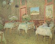 Vincent Van Gogh Interior of a Restaurant (nn04) oil painting artist
